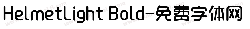 HelmetLight Bold字体转换